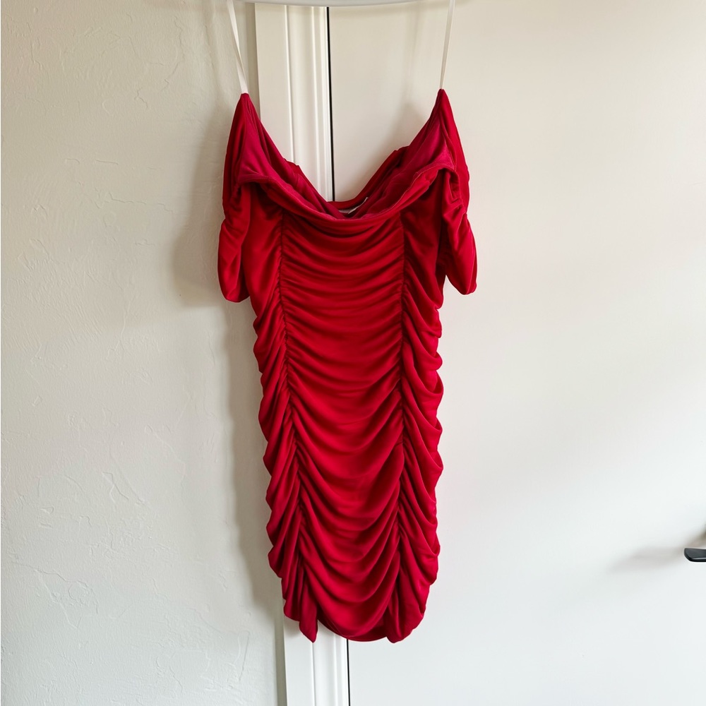Red Cocktail Dress - Picture 3 of 3